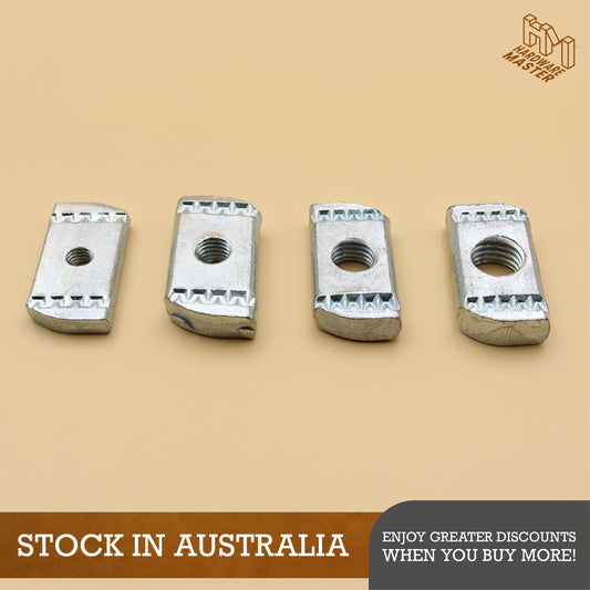 Unistrut Channel Nut | Zinc Plated Unistrut Plain Nut (M6/M8/M10/M12)