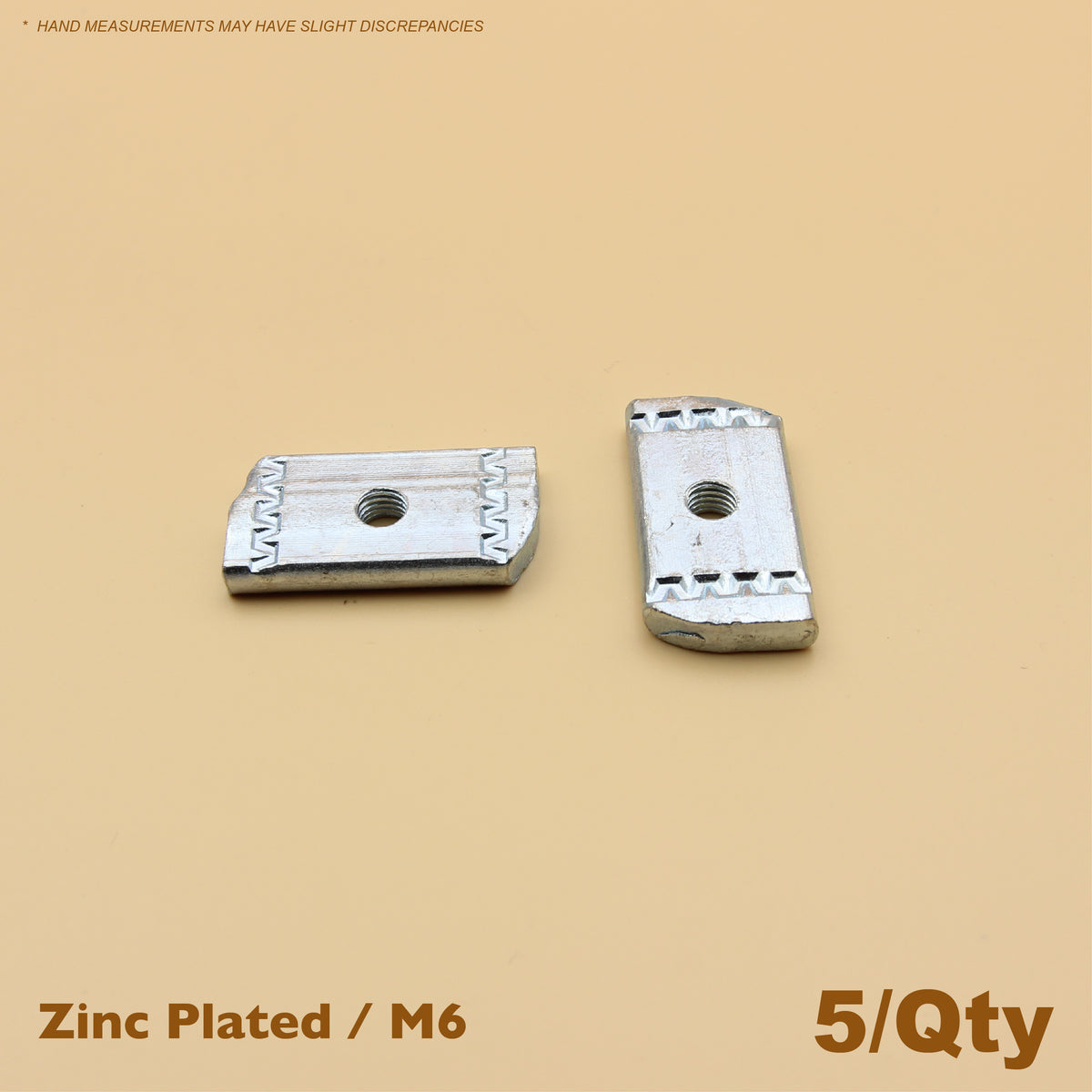 Unistrut Channel Nuts M6–M12 | Pack of 5 | Zinc Plated | Plain Style ...